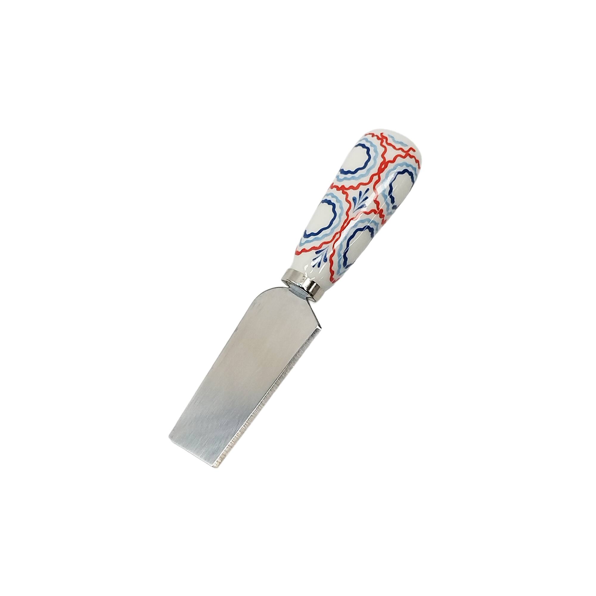 Red, White & Blue Ceramic Cheese Knife Set by Celebrate It™